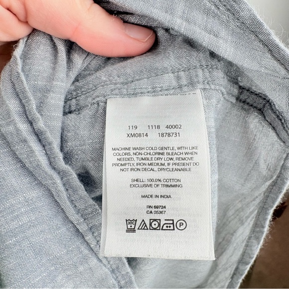 Columbia Men’s Gray Button Up Short Sleeve Shirt Regular Fit XL Outdoor Casual - Picture 6 of 10